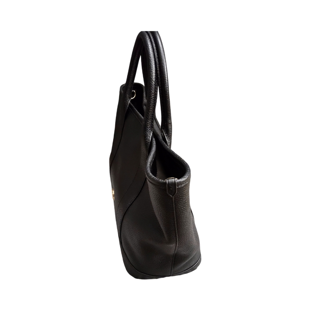 1Black Luisa Michael Kors Leather Satchel - Picture 7 of 16